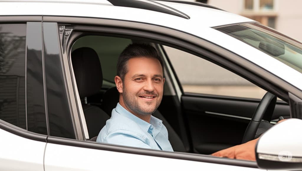 Illustration representing driver confidence